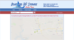 Desktop Screenshot of boatstorageaustin.com